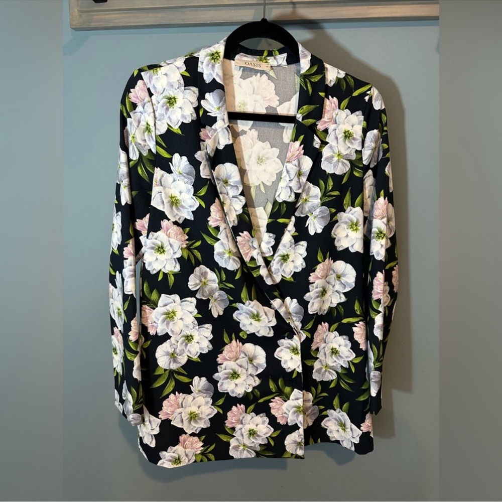 Oasis Floral Print Blazer